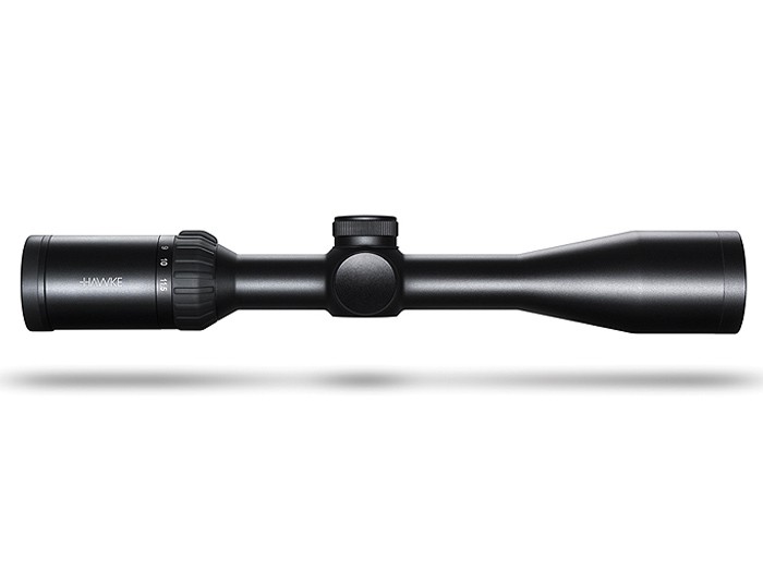 Hawke Sport Optics Panorama 4-12x40 Rifle Scope, 10 x 1/2 Mil Dot Reticle, 1/4 MOA, 1" Tube