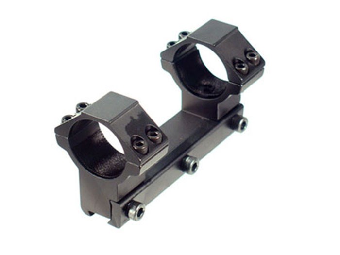Leapers Accushot 1-Pc Mount w/30mm Rings, High, 11mm Dovetail