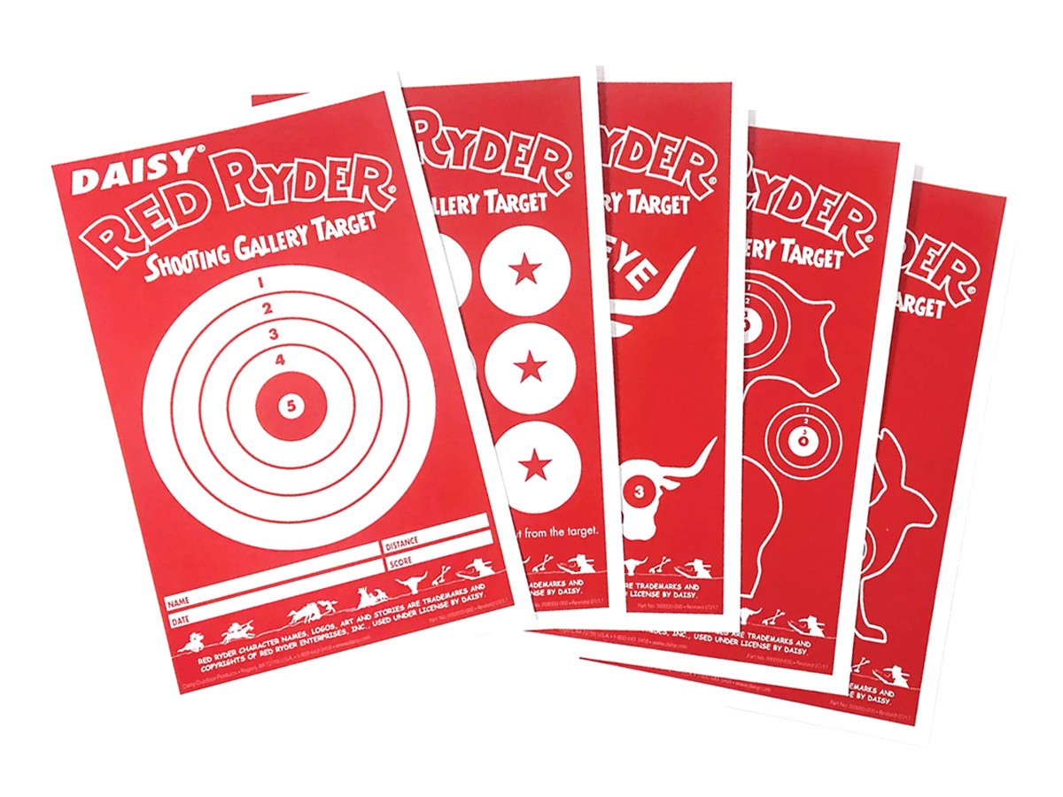 Red Ryder Shooting Gallery Paper Targets (25 Ct)