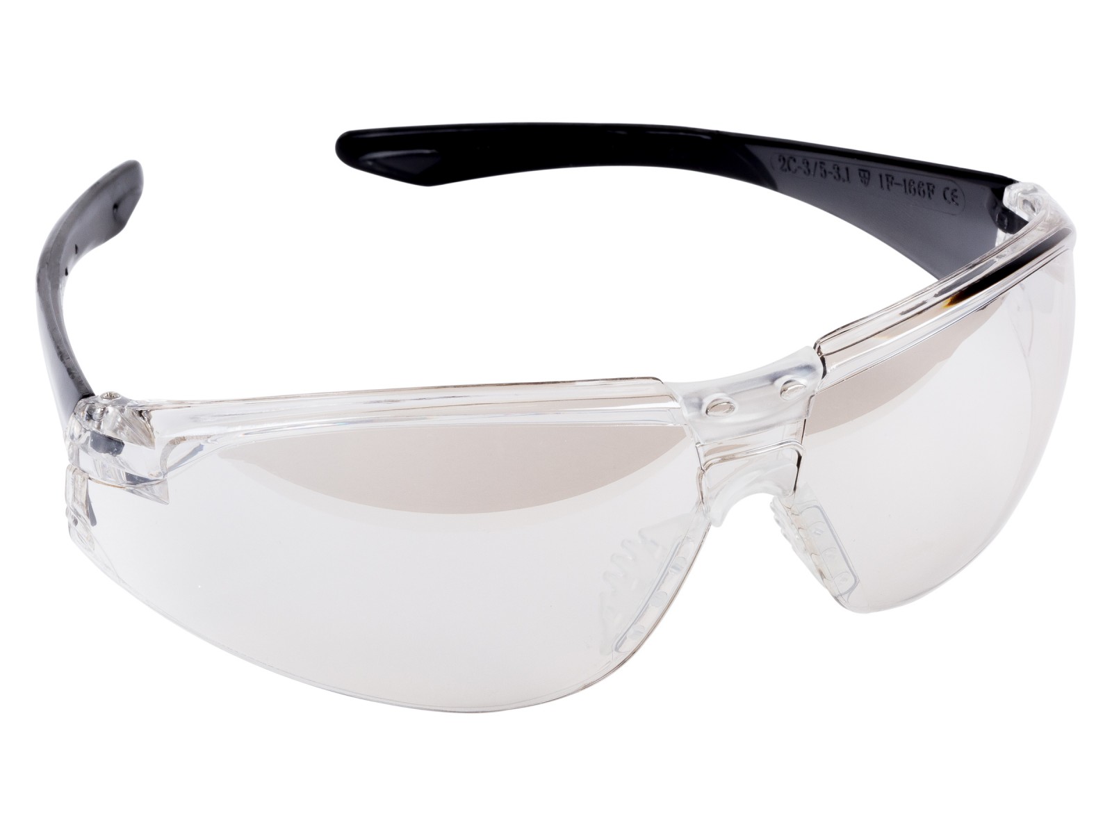 TSD Airsoft Anti Fog Safety Glasses, Clear Lens, Black