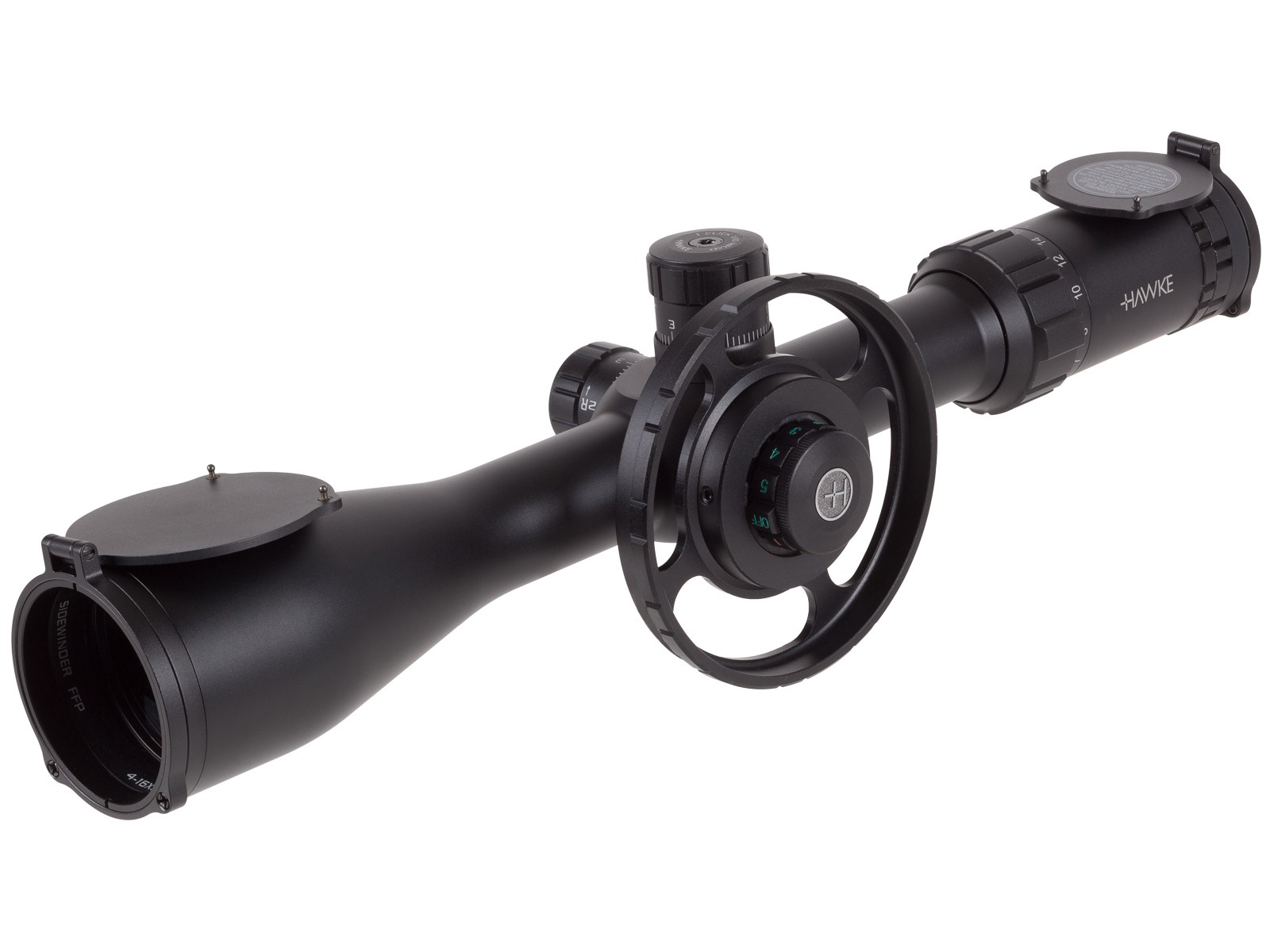 Hawke Sidewinder FFP 4-16x50, FFP MIL IR Reticle