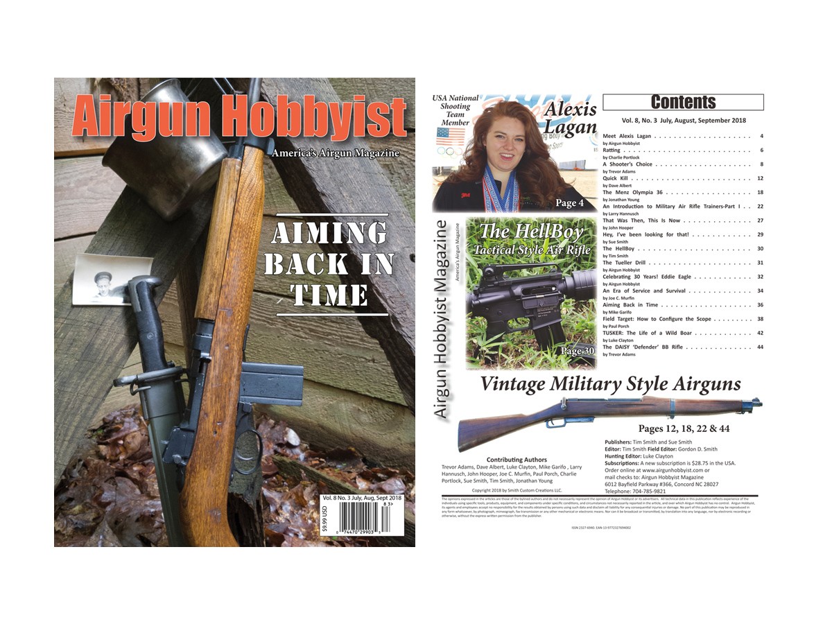 Airgun Hobbyist Magazine 3rd Qtr. 2018