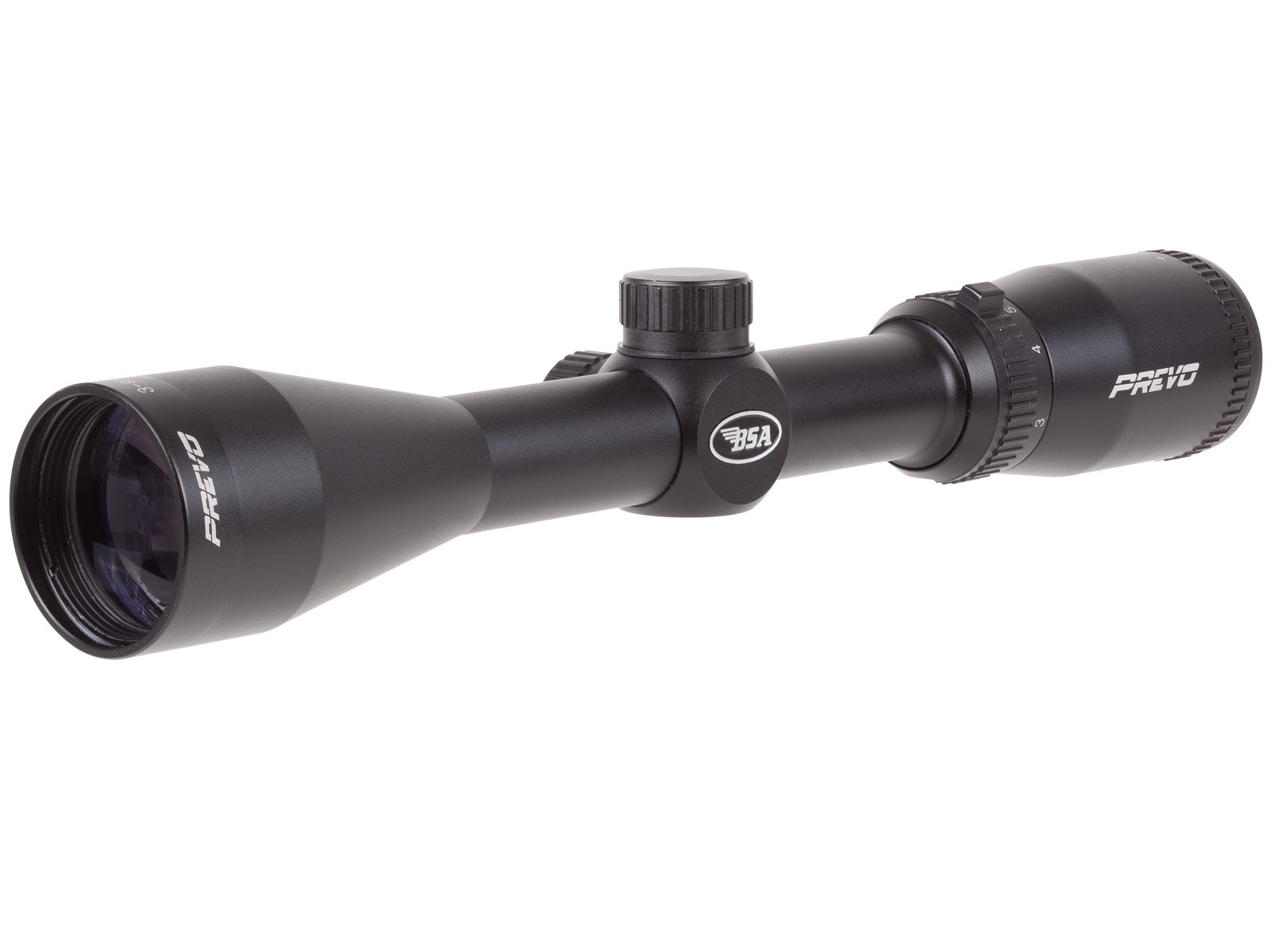 BSA Optics 3-9x40 Prevo Riflescope , Wire Reticle,1/4 MOA, 1 Tube