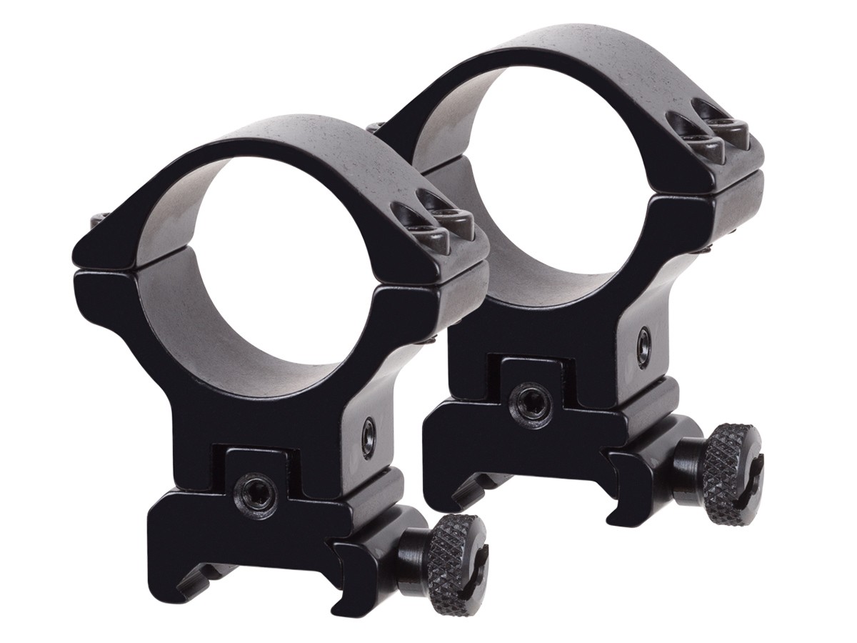 Sportsmatch 2-Piece High Weaver/Picatinny 30mm Fully Adjustable Scope Rings