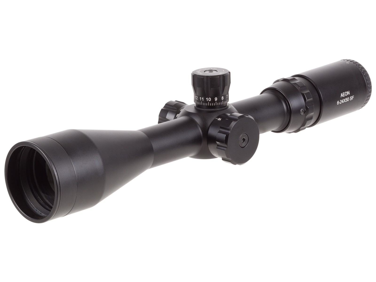 Aeon 6-24x50 SF AO Scope, MOAK Reticle, 1/4 MOA, 30mm Tube