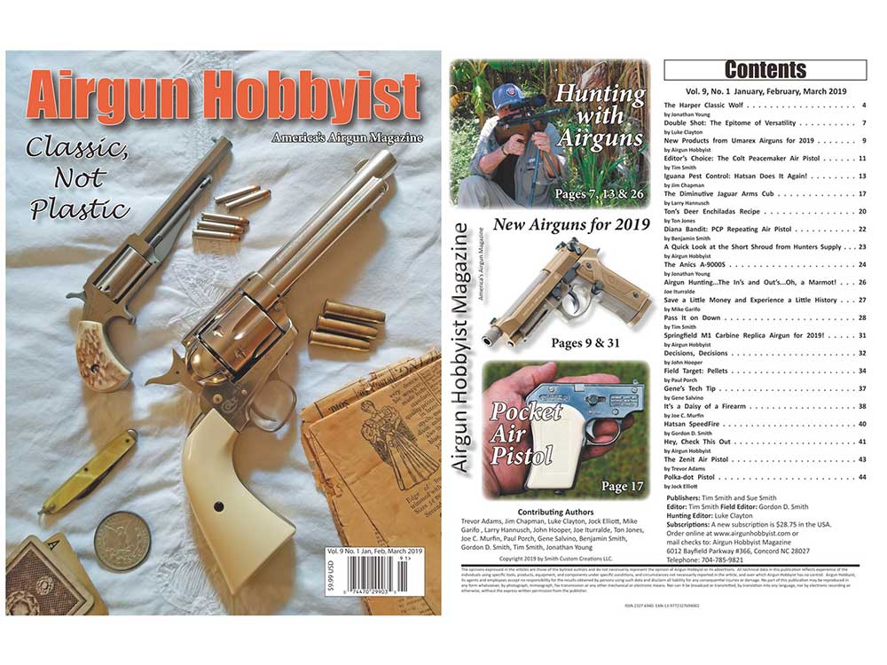 Airgun Hobbyist Magazine 1st Qtr. 2019