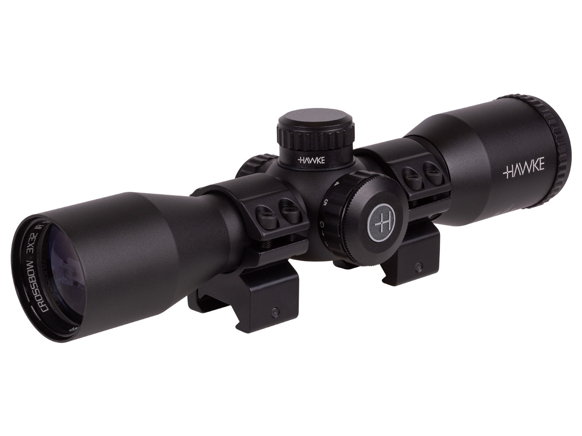 Hawke 3x32 XB Crossbow Scope, XB SR 340 FPS Reticle, 1/2 MOA