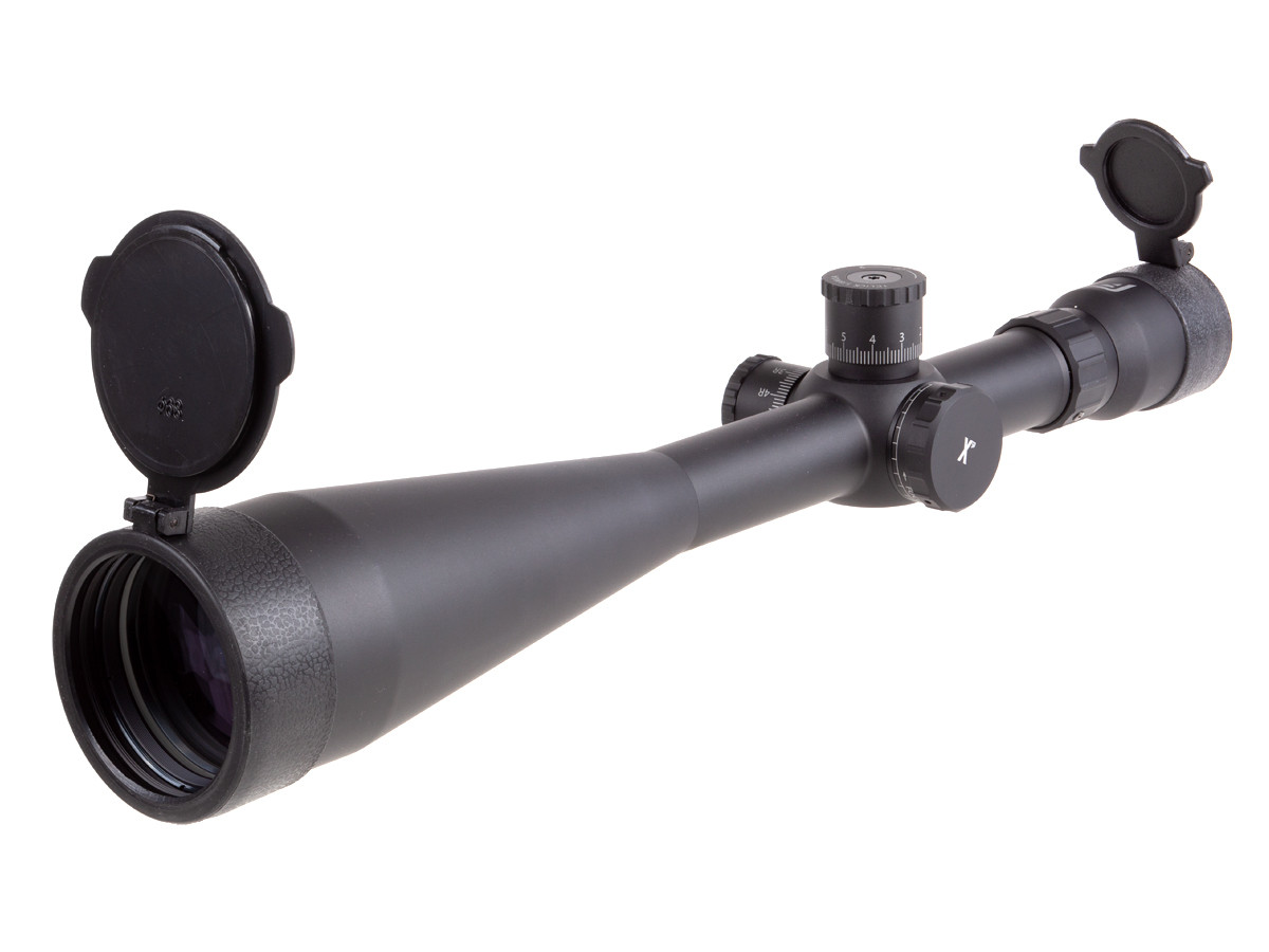 Falcon Optical Systems 10-50x60, X50 Long Range Riflescope, MOA200 SFP Reticle, 1/8 MOA, 30mm