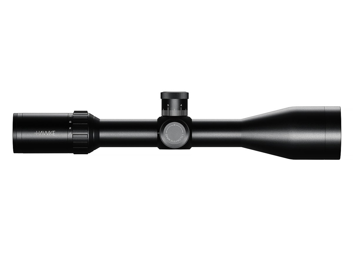 Hawke Vantage 30 WA FFP Riflescope 4-16x50 IR SF, 1/2 Mil Dot FFP Reticle, 1/10 MRAD, 30mm Tube