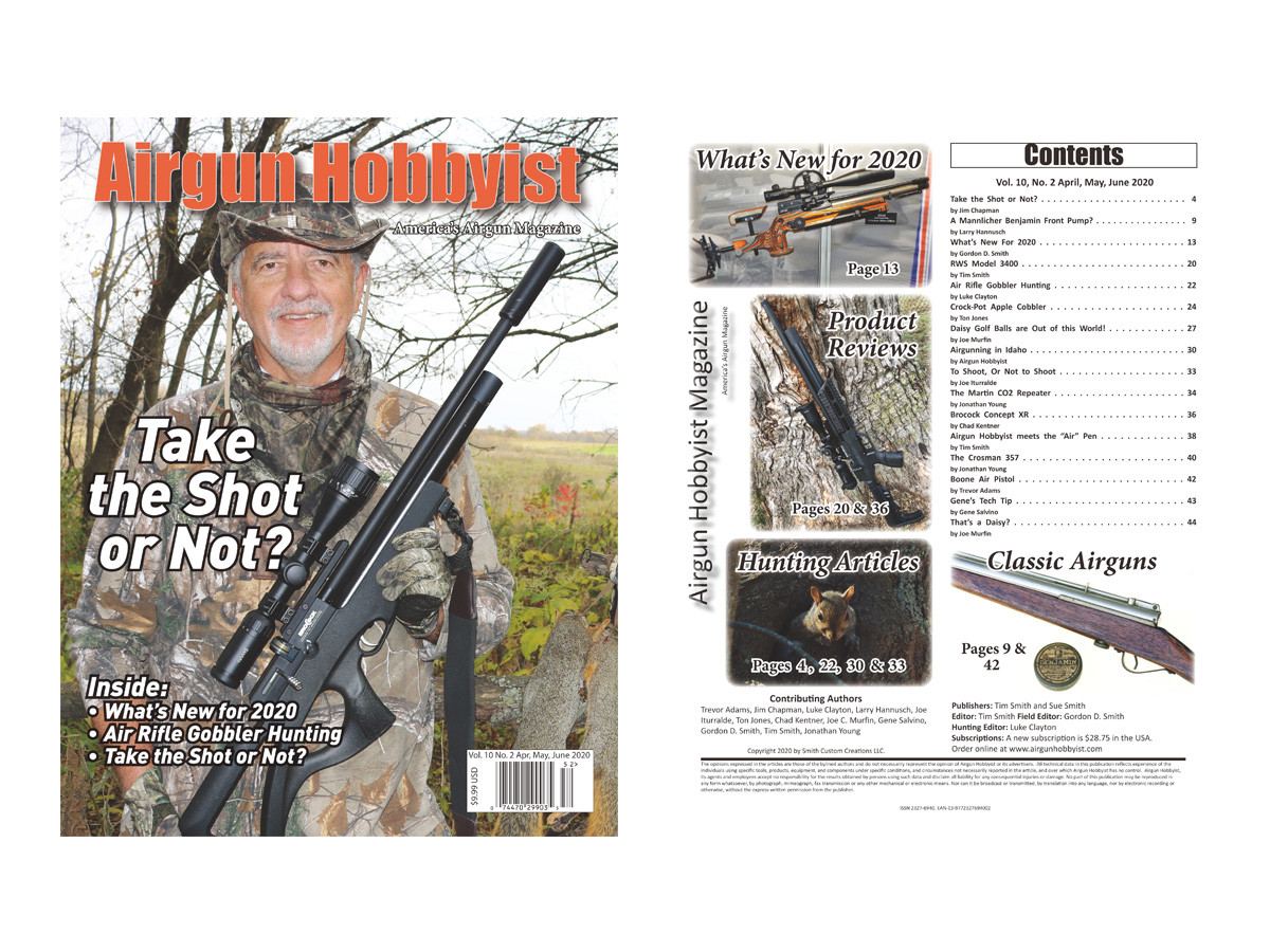 Airgun Hobbyist Magazine 2nd qtr. 2020