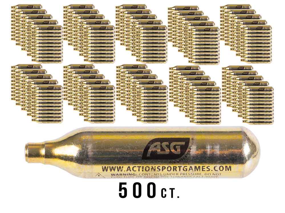 ASG UltraAir 12g CO2 Cartridges, 500ct