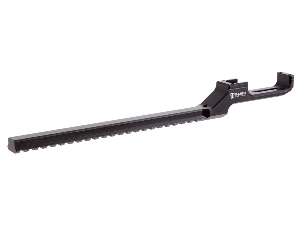 Saber Tactical Extended Picatinny Rail, Fits FX Impact