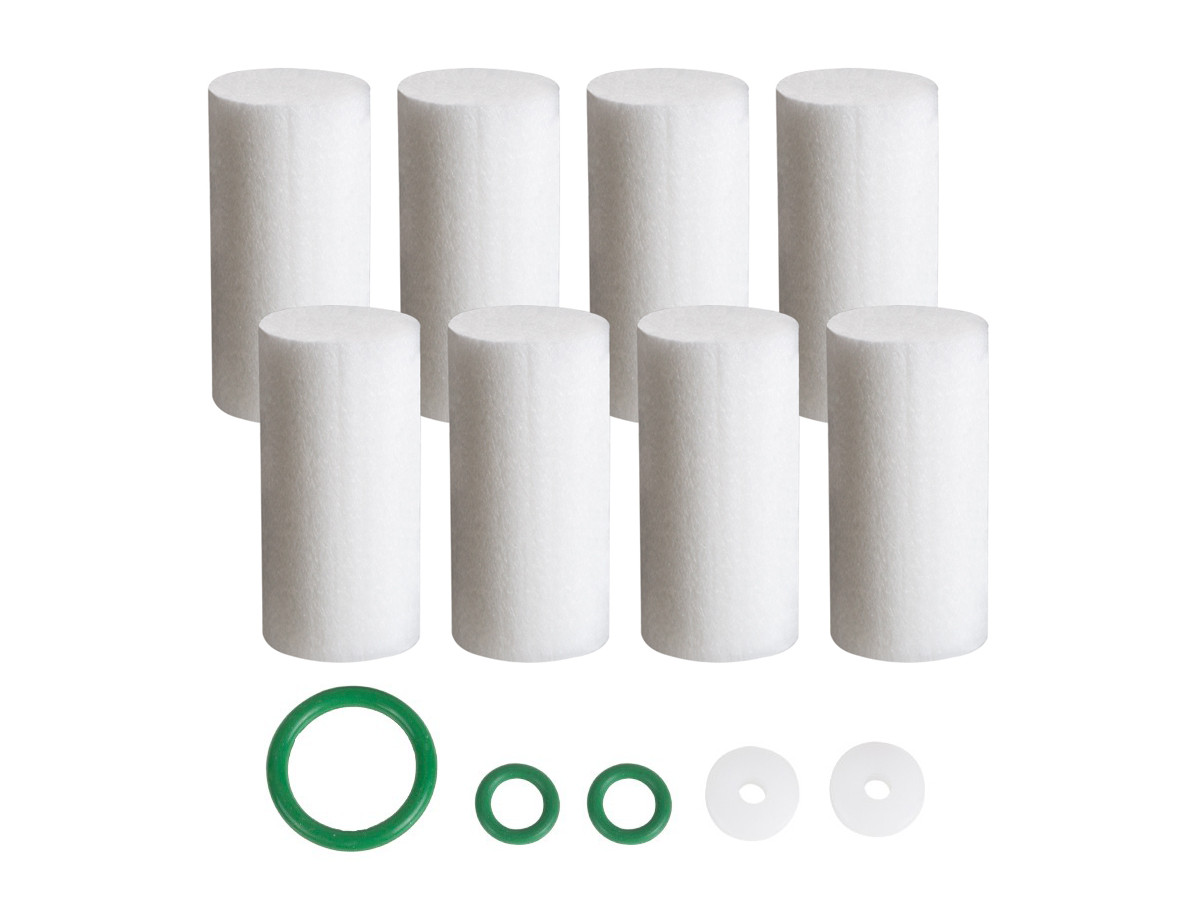 Air Venturi 8 Replacement Filters and Seals for Compact Inline Filter