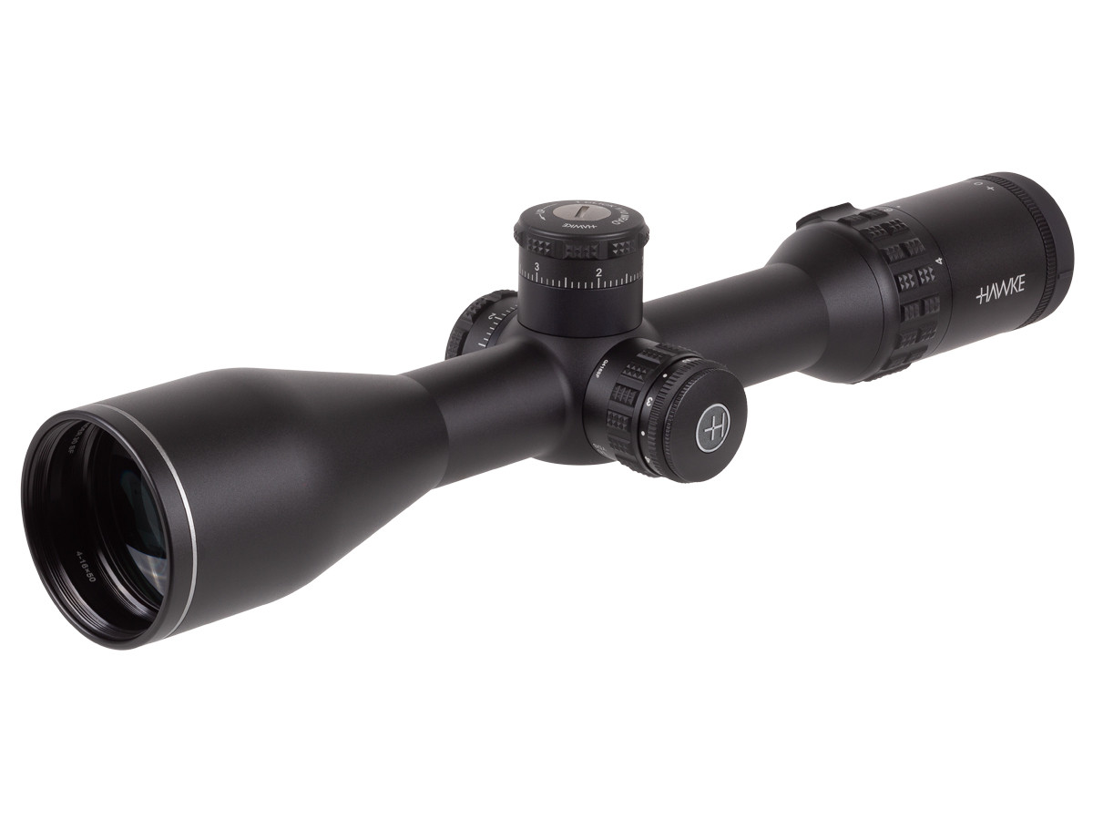 Hawke Sidewinder 30 SF 4-16x50, 10x Half Mil IR Reticle, 30mm Tube