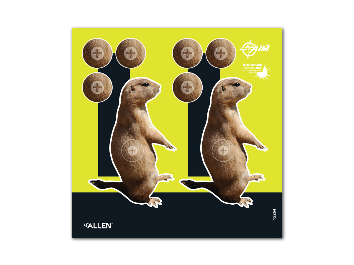 Allen Company EZ Aim Splash Prairie Dog Target, 8x8, 6-pack