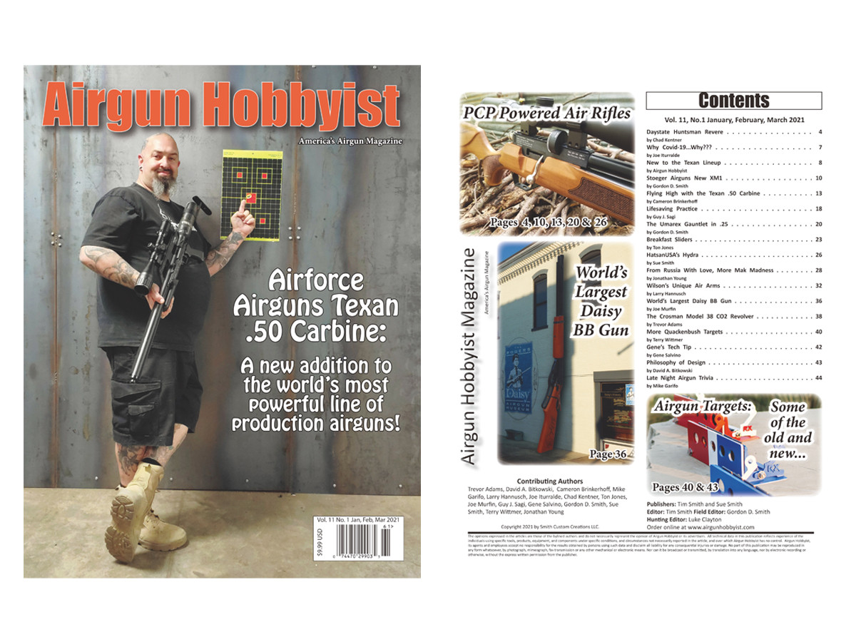 Airgun Hobbyist Magazine 1st Qtr. 2021