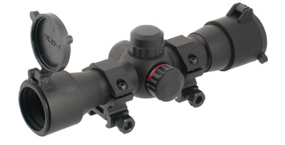 Leapers Golden Image 1" Red/Green Dot Sight, Weaver Rings