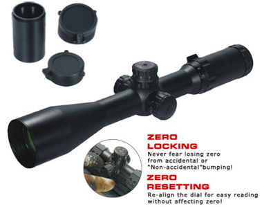Leapers 30mm 1.5-6X44 Scope, Pinpoint Illuminated Reticle