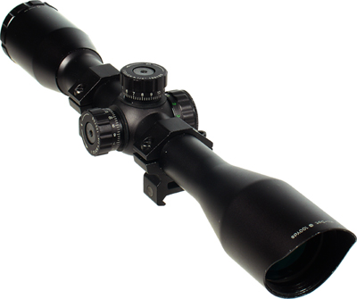 Leapers 5th Gen 4x40 Tactedge Rifle Scope, Weaver/Picatinny rings 