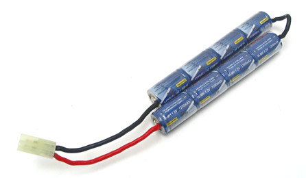 TSD 9.6V 1400mAh Intellect Battery with mini male plug