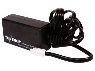 Tenergy Universal Smart Battery Charger with Mini male plug, For 8.4V-9.6V Ni-MH AEG Batteries