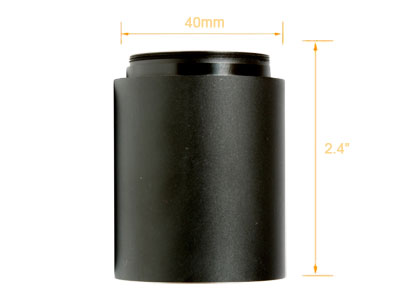 UTG 2.4" Tactical Sunshade, Fits UTG 40mm Objective Rifle Scopes