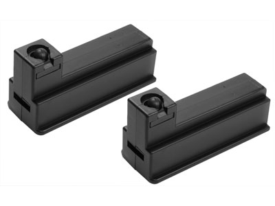 UTG Dual Shotgun Magazines, Fits UTG M87T & UTG MB5S Airsoft Shotguns, 2ct