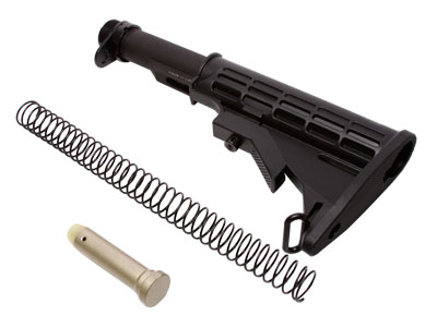 UTG PRO 6-Position Mil-Spec Stock Assembly, Made in USA, Black