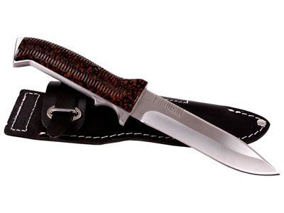 Walther P38 Sheath Knife, 440 Grade Satin Stainless Steel Blade, Fixed Blade, 5.25" 
