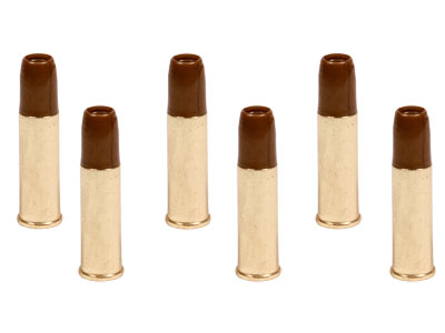 TSD / WinGun Airsoft Spare Metal Revolver Shells, 6ct