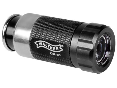 Walther CSL50 Rechargeable LED Flashlight, Black