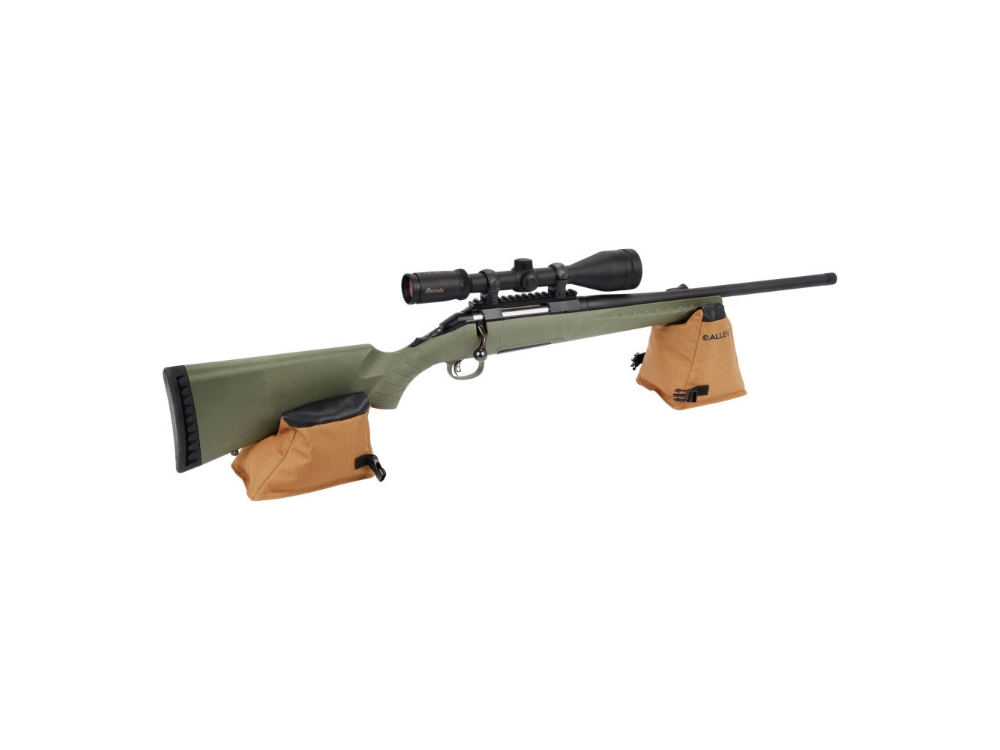 Allen X-Focus Filled Front & Rear Shooting Rest Combo, Coyote
