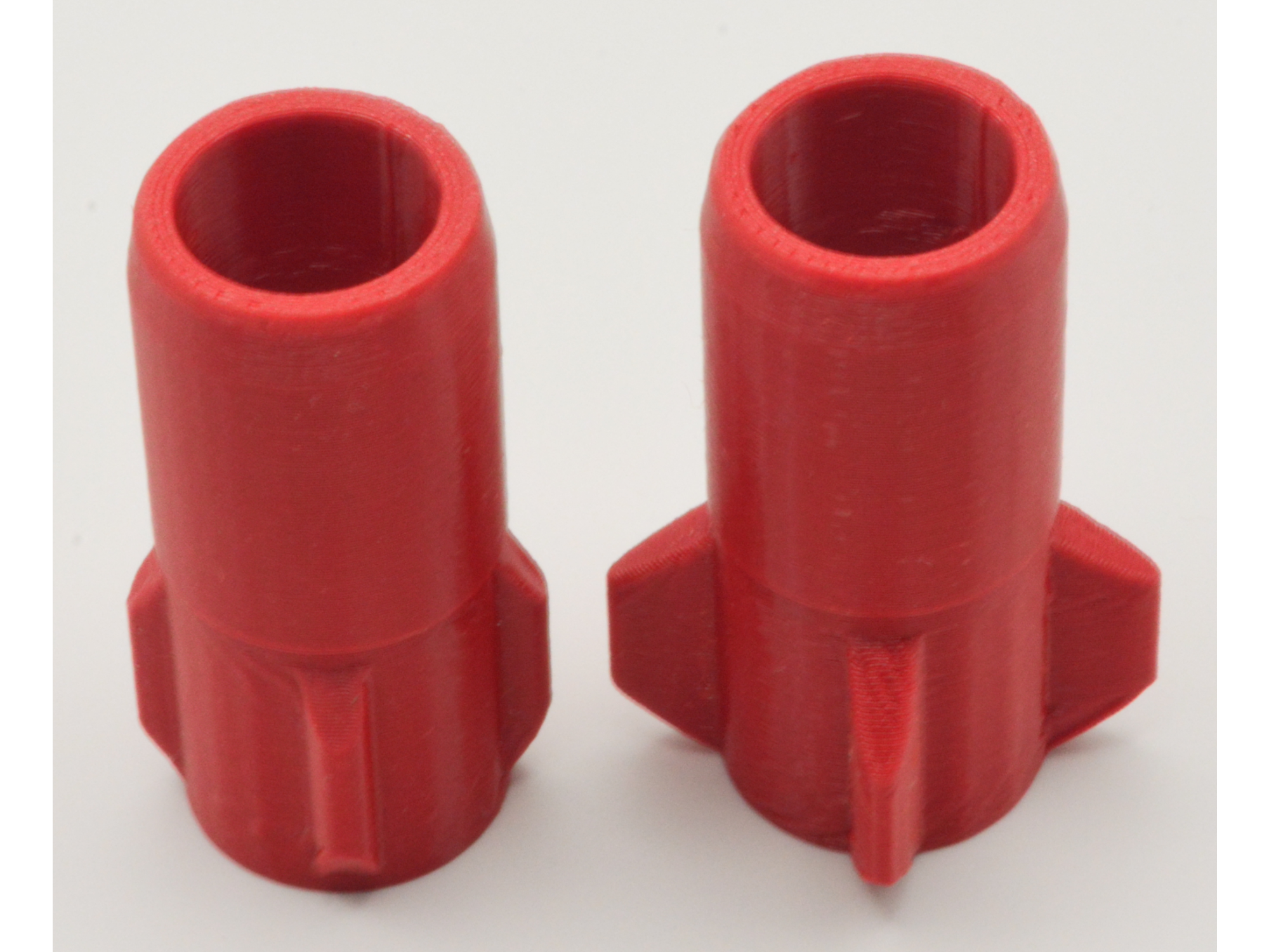 NateChrony 1/2 UNF Threaded Adapters - Red Standard