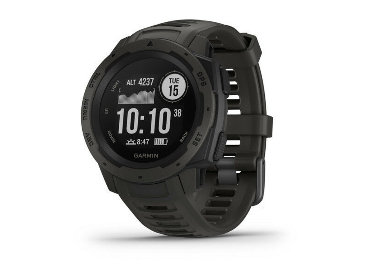 Garmin Instinct Rugged GPS Smartwatch, Graphite