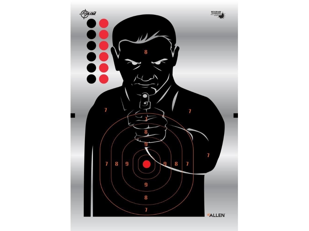 Allen EZ Aim Human Silhouette Targets, 4-Pack