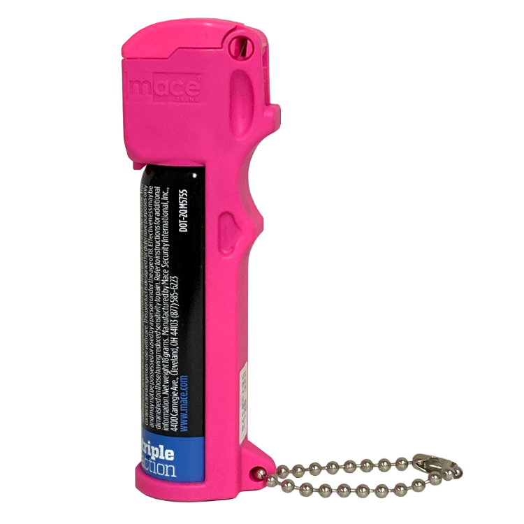 Mace Brand Triple Action Pocket Pepper Spray, Pink