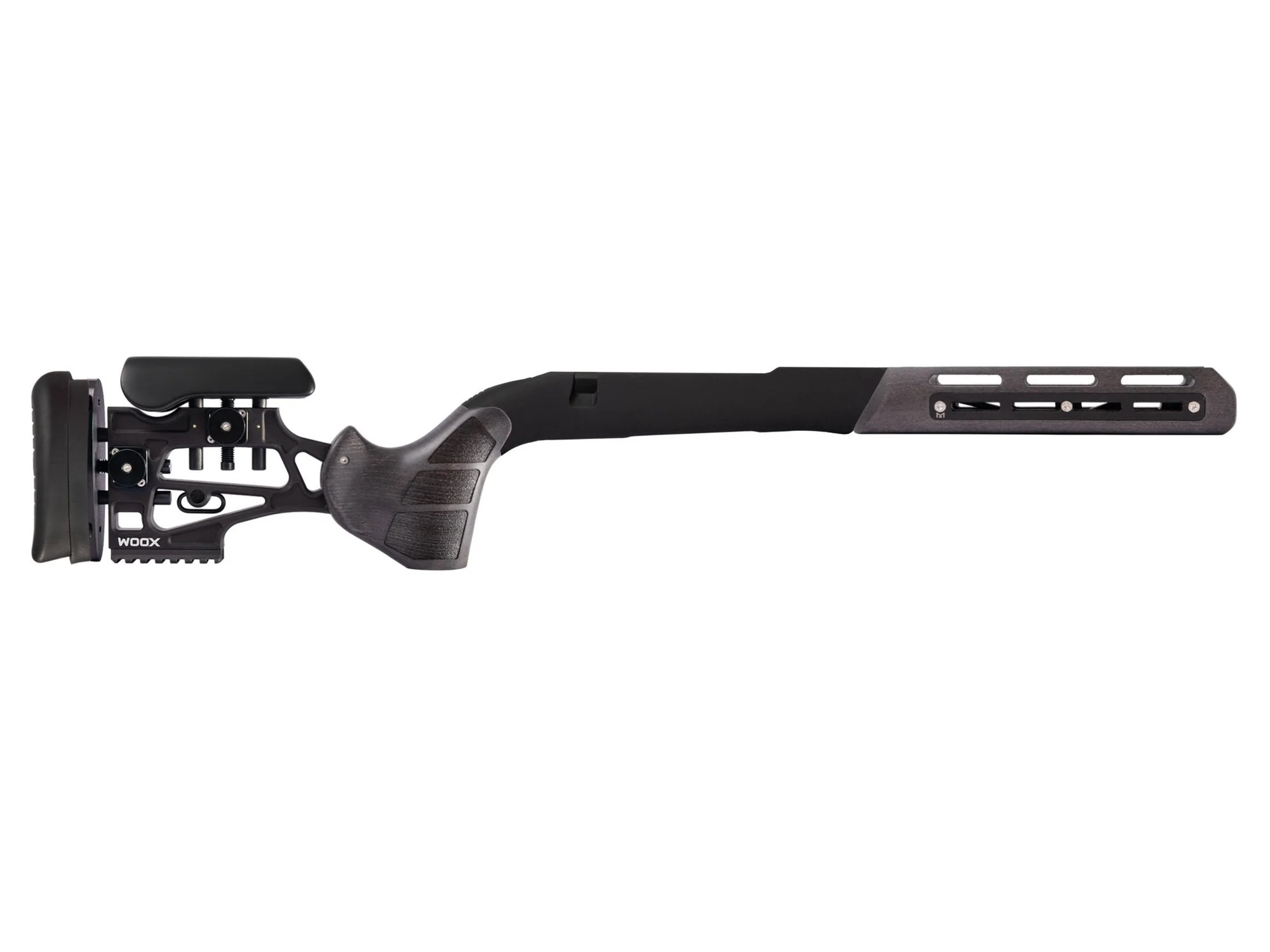 WOOX Furiosa Rifle Chassis for Tikka T3/ T3x, Midnight Grey