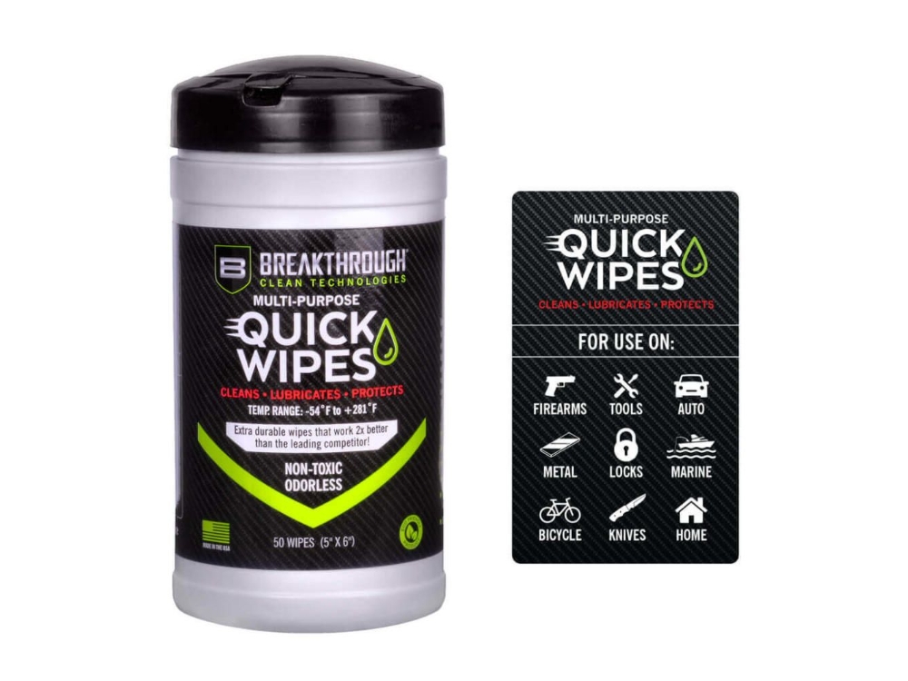 Breakthrough Multi-Purpose CLP Quick Wipes, 50 Count