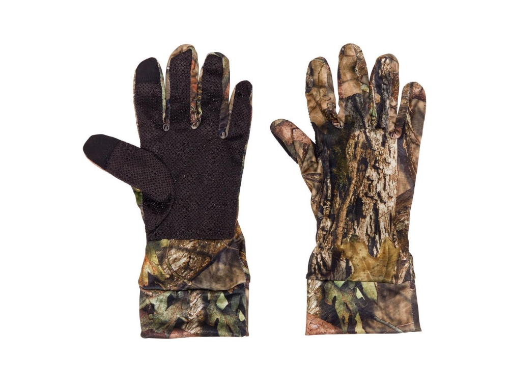 Allen Vanish Camo Spandex Gloves With Palm Dots, Mossy Oak Break-Up Country