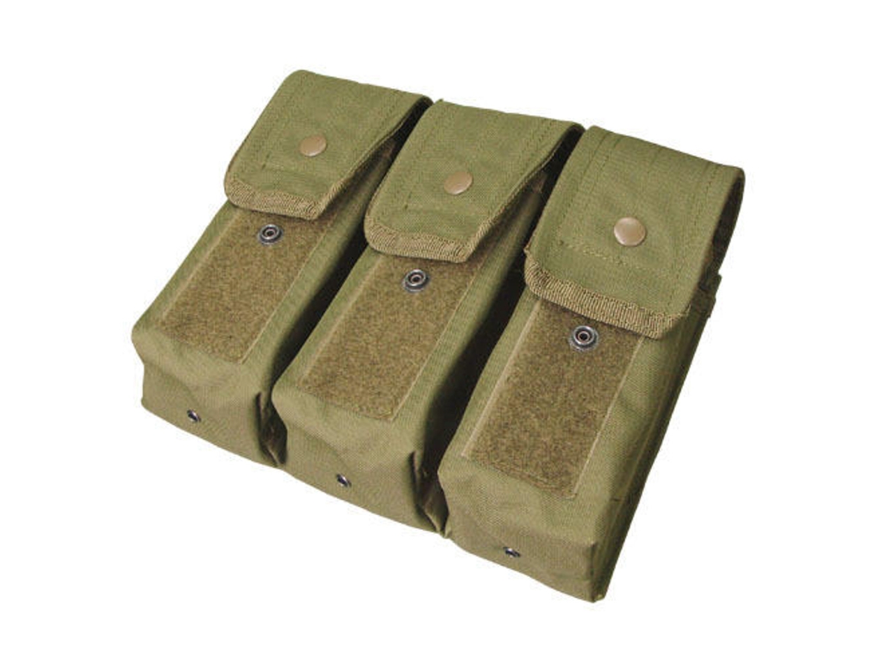 Condor MOLLE Triple AR/AK Mag Pouch, OD Green