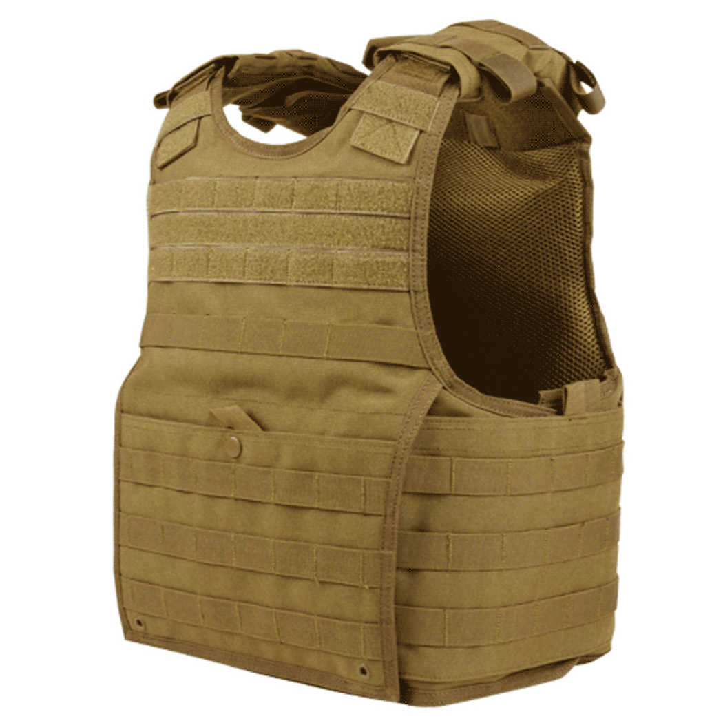 Condor MOLLE Exo Plate Carrier - S/M, Coyote, Small