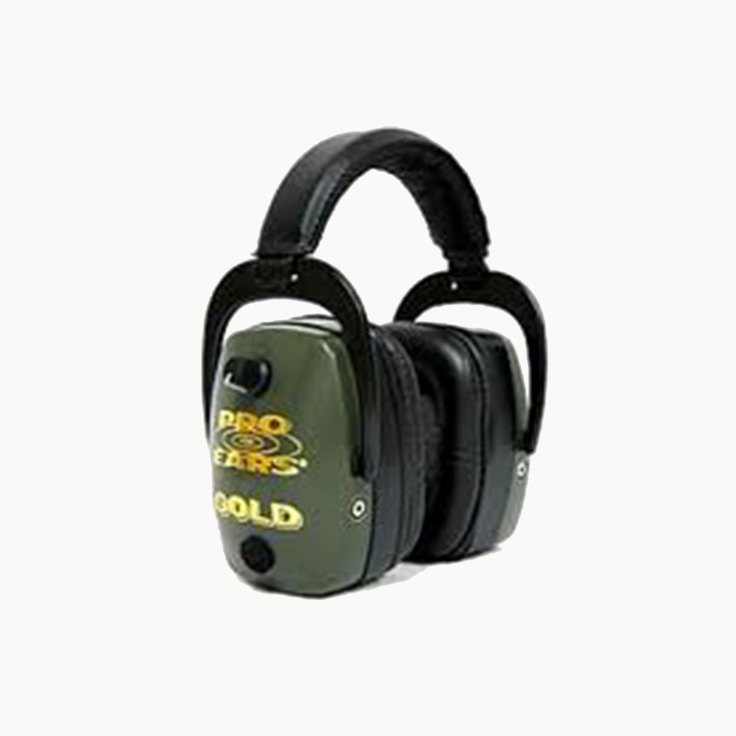 Pro Ears Pro Mag Gold Series Ear Muffs Green GS-DPM-G