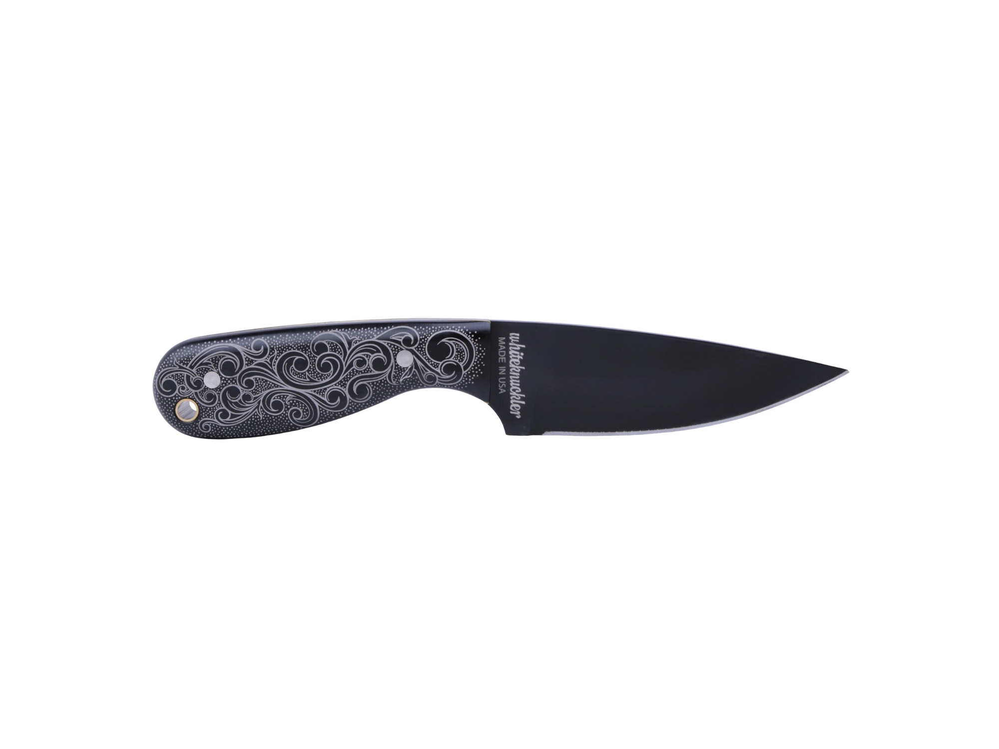 Whiteknuckler Classic M3 - Argento Black 154CM, Fixed Blade