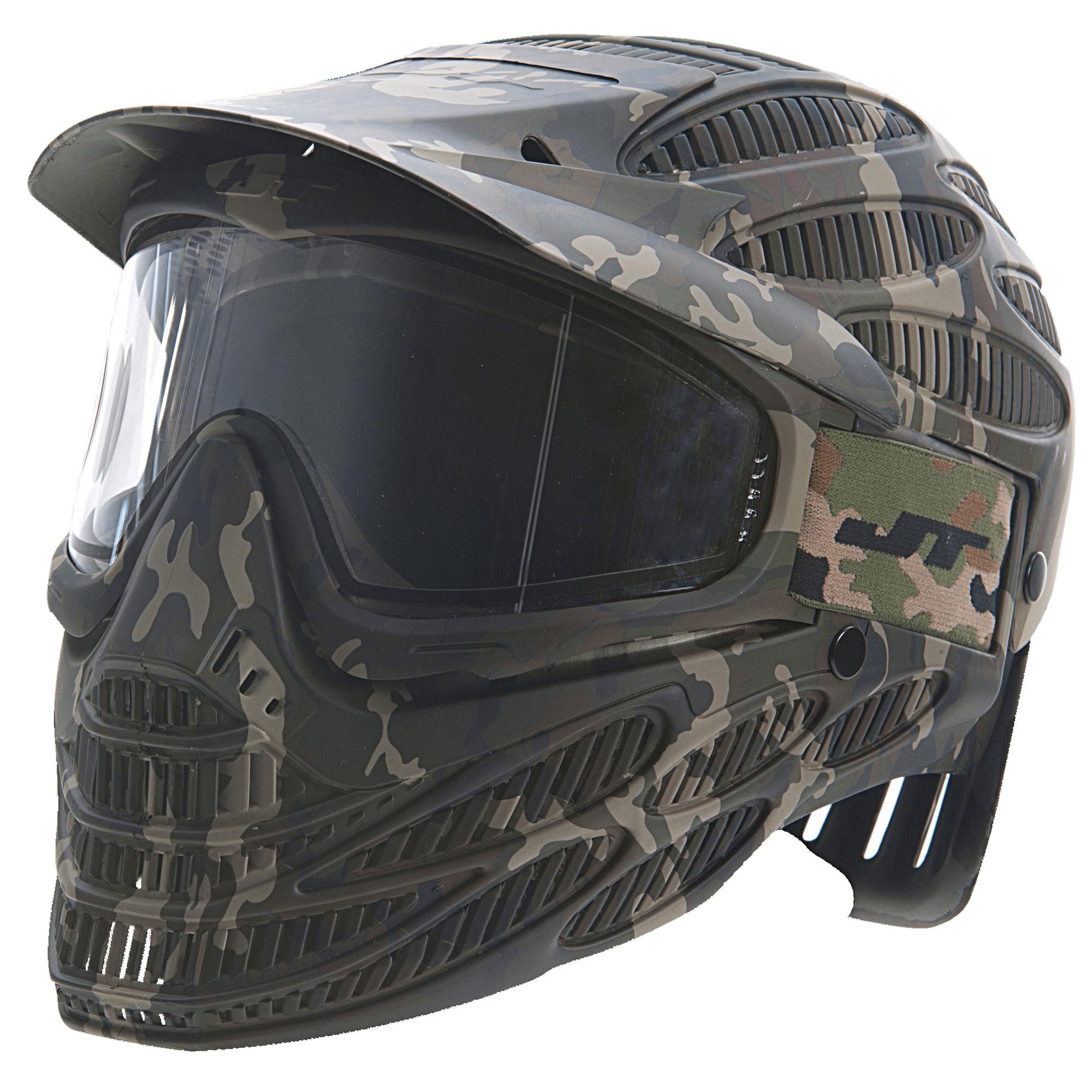 JT Spectra Flex 8 Full Paintball Thermal Mask Camo