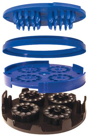 Speedloader for 12-shot rotary clips, Reloads 4 Clips at Once, Fits Crosman 1077 & NightStalker mags