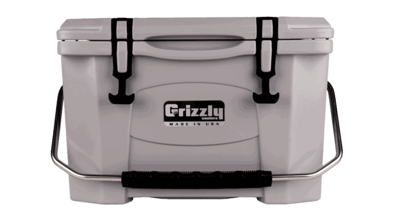 Grizzly Coolers Grizzly Cooler 20Qt, Grey