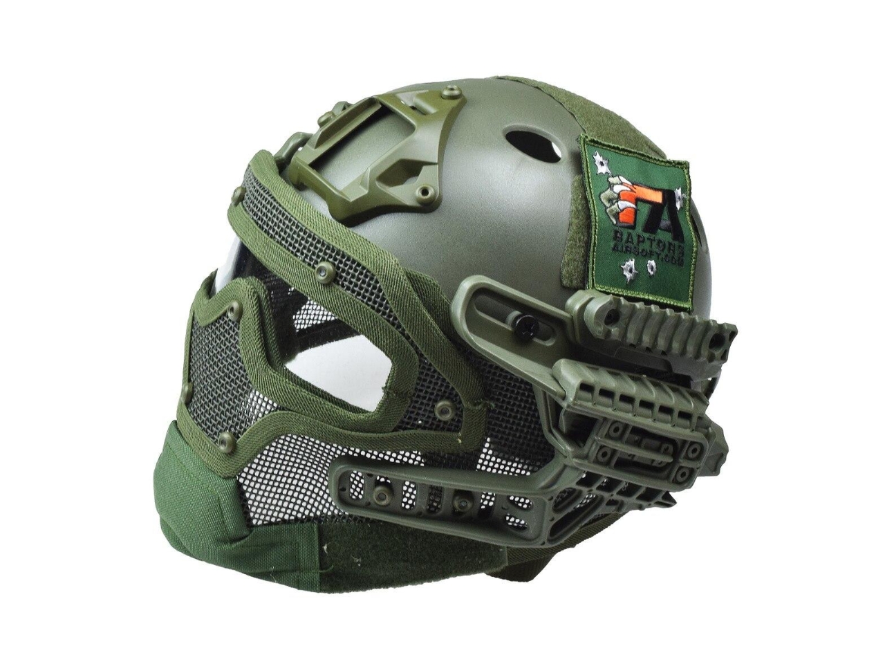 Raptor RTQ G4 System PJ Helmet & Full Mask, OD Green