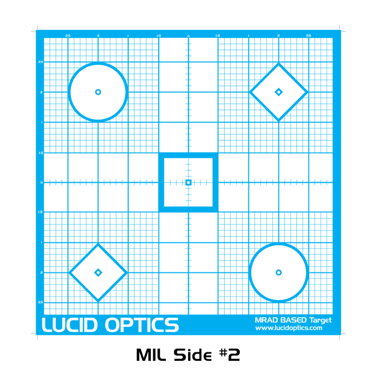 Lucid Optics Precision Sight in Target, Blue