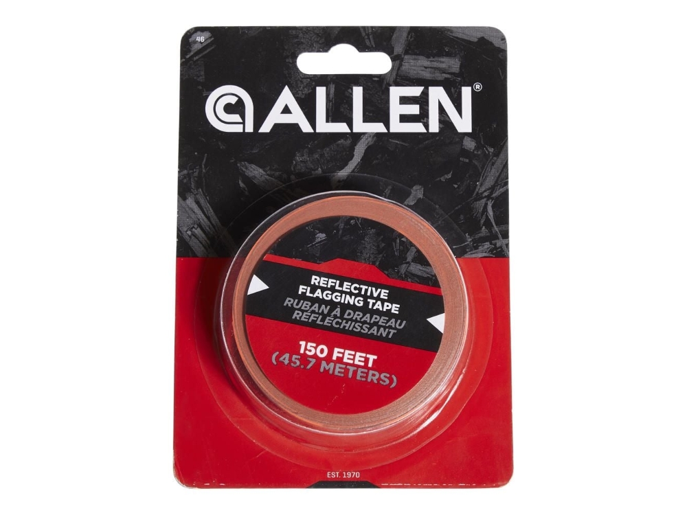 Allen 150' Reflective Flagging Tape, Blaze Orange