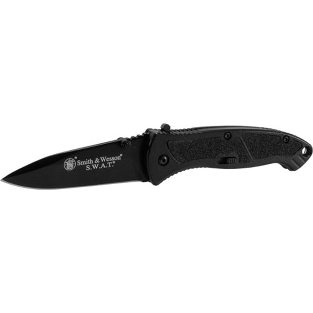 Smith & Wesson 3.125 in Black Blade Aluminum Handle